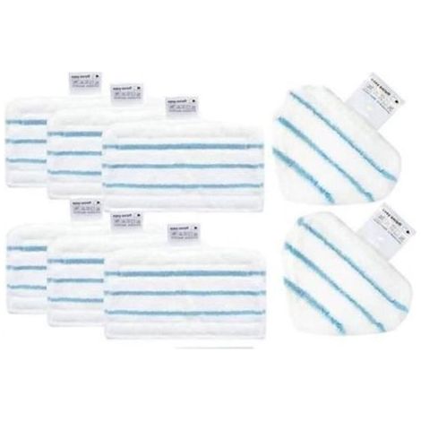 8er-set: Set Aus Rechteckigen Und Dreieckigen Mikrofaser-lingetten Für Den Black+decker Fsm1630 Deluxe-vapor