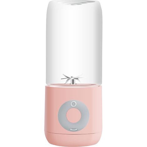 Tragbarer Persönlicher Mixer, Usb-mini-elektro-entsafter, Ménage-frucht-smoothie, Mélangeur-shakes Mit 3 Lamellen 500 Ml / Rose 16,9 Oz