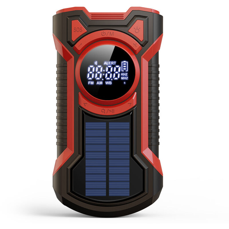 Solar-notfallfunkgerät, Tragbares Kampffunkgerät Mit Bluetooth-lautsprecher,