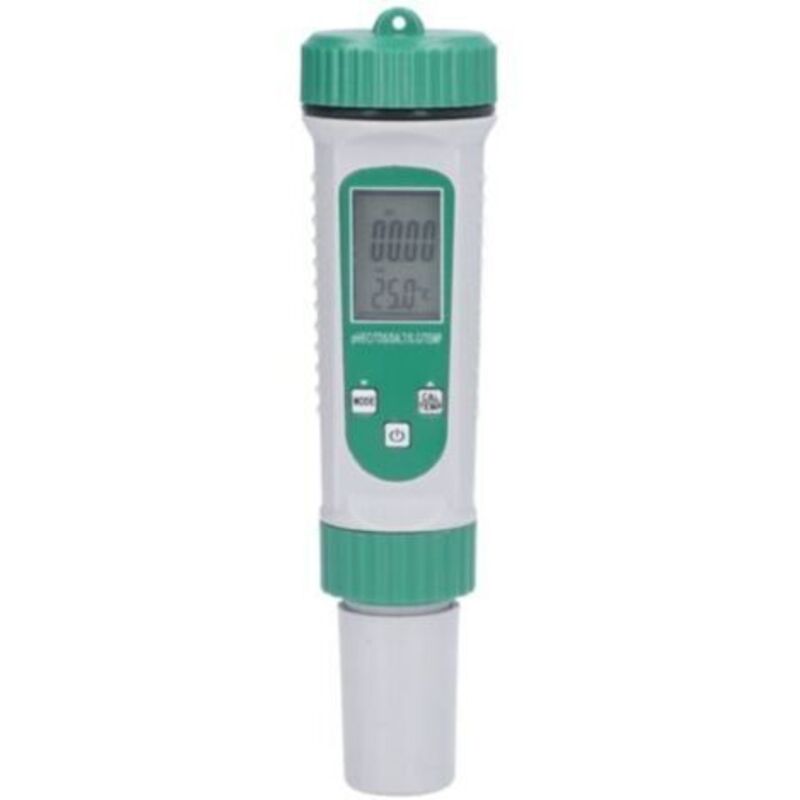 Qualitätstest Des Wassers Ph/ec/tds/sel/s.g/temperature Mit Weißer Eclairage – Précis Et Fiable Pour Un Controlle Facile – Expédié No Batterie –