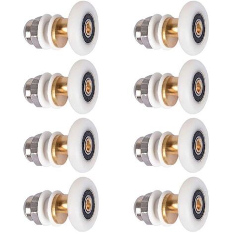 Duschtür – Rolle Für Duschtür, Schieberollen, Türrolle, Ersatzrad, 8 Stück, 23 Mm