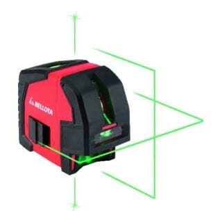 Bellota - Kruezlinienlaser 30m 2 Achs + Punkt,grün, Koffer und Halter