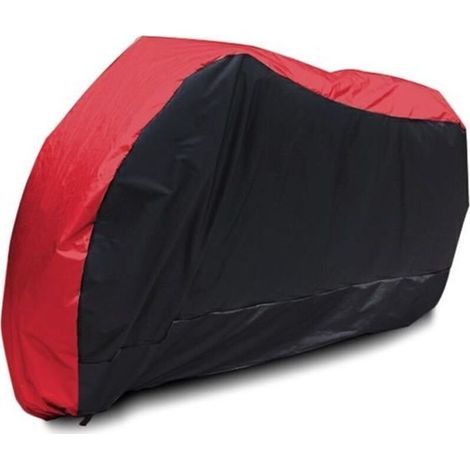 Housse Bache Moto Couvre-moto Roller Taille Xl 245cm Rouge Noir Undurchlässig