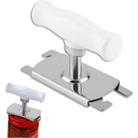 Manueller Glasöffner, Glasöffner, Praktischer Glasöffner Aus Edelstahl, Drehbarer Glasöffner Mit Sockel Für Die Küche Zu Hause, Menschen Mit Schwacher Arthritis, Ältere Menschen