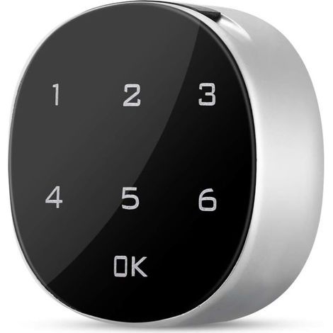 Numerische Zahlenkombination Mit Taktilem Gehäuse. Elektronisches Türschloss. Türcode Für Schrank, Werkzeugkasten, Schrank, Briefkästen, Schulkasten