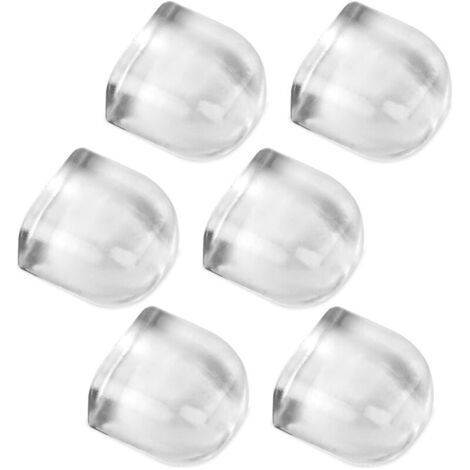 6 Stück Türstopper, Selbstklebende Türstopper, Bodentürstopper, Transparente Selbstklebende Türstopper Für Alle Hartböden, Bieten Schutz Für Unsere Türen Und Wände