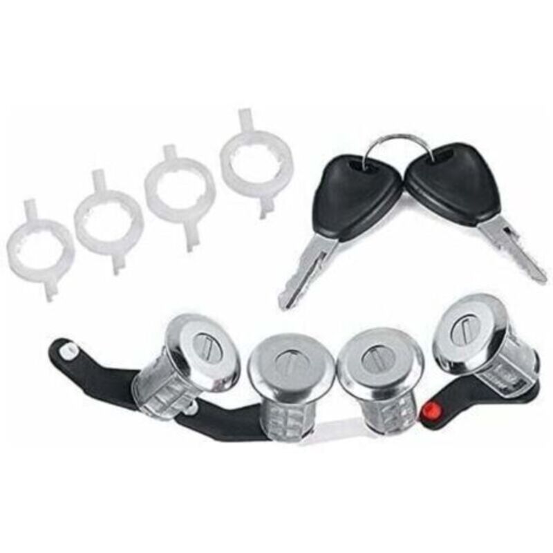4-zylinder-porte-de-serrure-ensemble 7701470952 Für Renault Master Für Opel Movano Für Nissan 1998-2009, Gauche + Droite Verrouille De Porte Ensemble