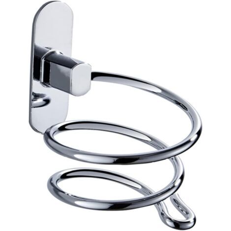Haartrocknerhalter Aus Edelstahl – Aufbewahrungsregal Für Stanzfreie Installation, Kompaktes Design, Geeignet Für Badezimmer