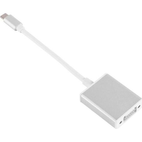Usb 3.1 Typ C Zu Vga Video Adapter Konverter Kabel Stecker Silber