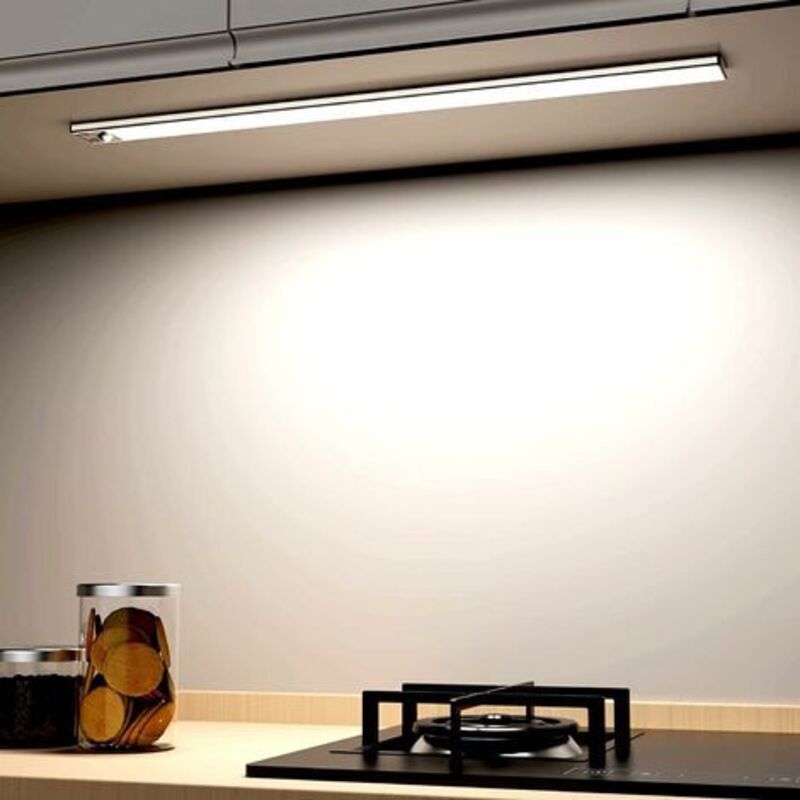 Led-plakatlampe, Wiederaufladbar, 6000 K – Ohne Filter, Magnetisch, Dimmbar – Bewegungsmelder Für Schrank, Rolltreppe, Küche, Couloir