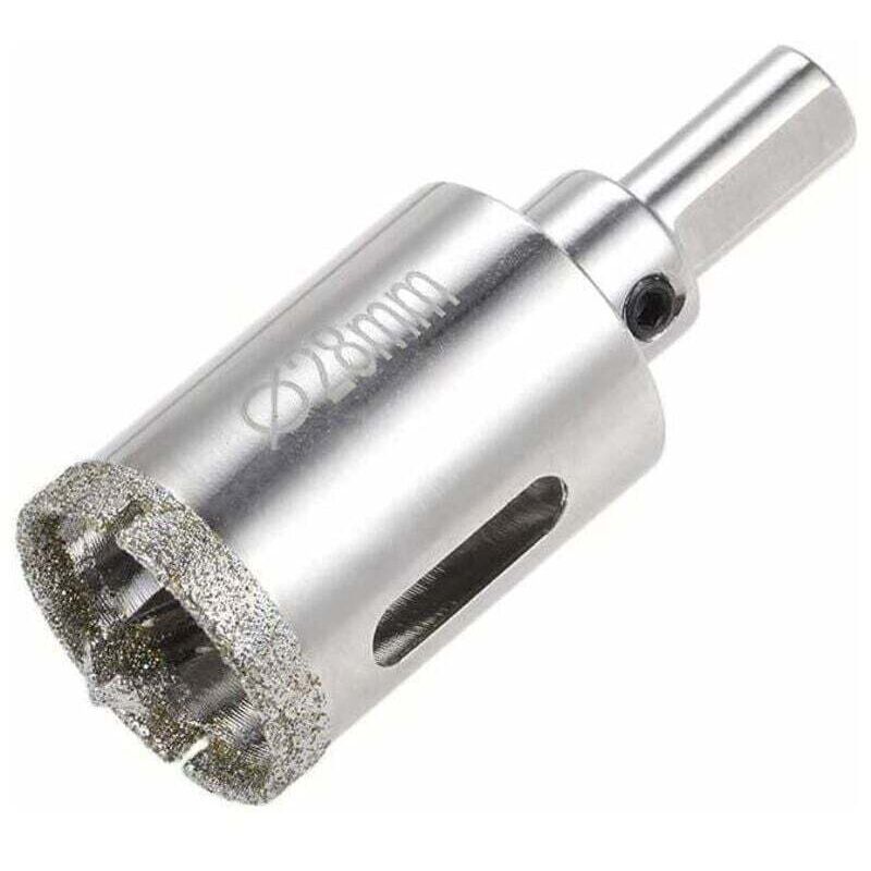 Glasglocken Aus Glas Mit Diamantschliff Und Zentraler Pilotenöffnung Aus Glas, 28 Mm Durchmesser Aus Keramik