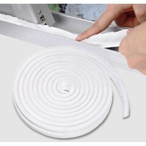10 M(l) X 9 Mm(b) X 9 Mm(d), Joint Brosse Porte, Blanc, Joint Fenetrepour Lsolation Phonique Porte, Joint Brosse Adhesif, Joint Brosse Porte Coulissante, Joint Brosse Moustiquaire