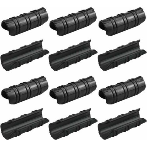 12 Stück 25 Mm Gewächshaus-clips, Hochtemperaturbeständig, Langlebig Und Einfach Zu Verwenden, Zur Befestigung Von Gewächshausplanen, Gartenplanen Und Gartenplanen, Schwarz.