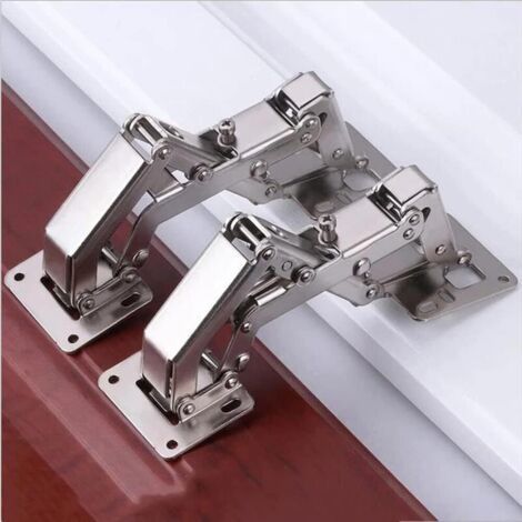 Verdeckte Scharniere Für Rahmenlose Schrankscharniere. Hydraulisch Verstellbare Montage. Sanftes Schließen, Vollständige Abdeckung