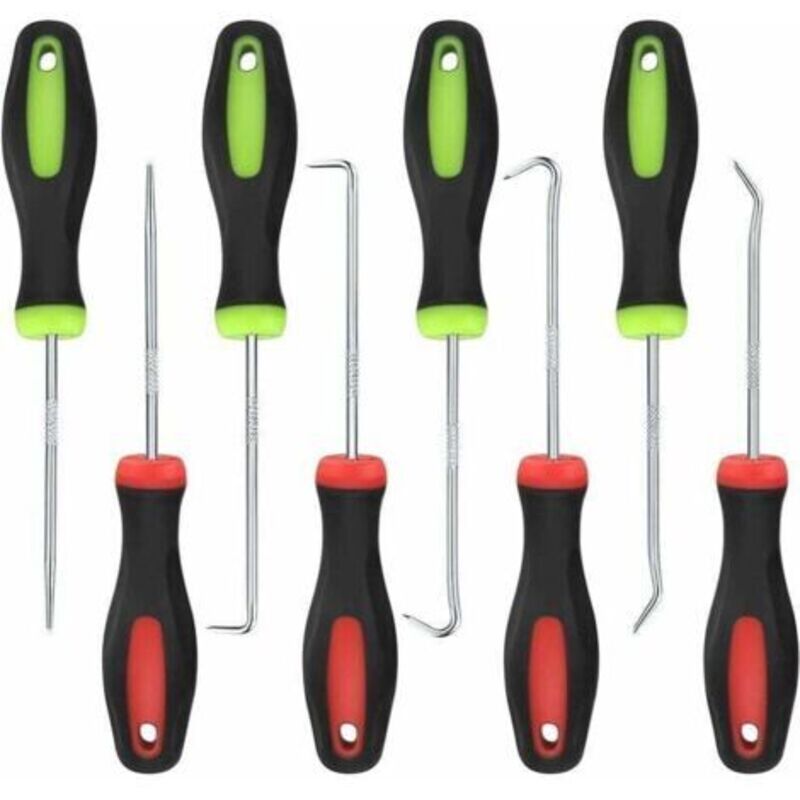 Zvd-8-teiliges Präzisions-mechanik-pick- Und Schraubendreher-set, Haken Mit Großer Reichweite, Pick-and-haken, Präzisions-picks Und -haken, O-ring-entfernungswerkzeug
