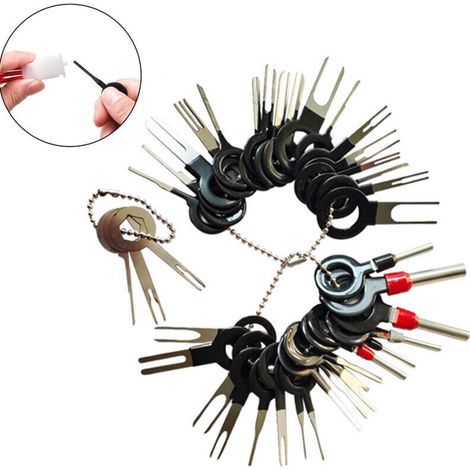 41-teiliges Auto-entriegelungswerkzeug, Auto-klemmen-entfernungswerkzeug-set, Auto-kabelstecker-entfernung, Auto-elektrik-verdrahtungs-crimp-stecker-pin-extraktor-set