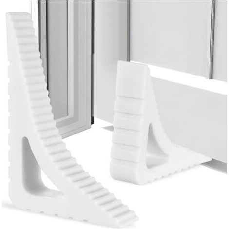 2 X Gummi-tür- Und Fensterstopper, Lüftungsfensterkeile, Türkeile Ohne Bohren, Sturmfensterbefestigungen