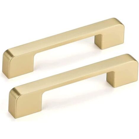 Goldfarbener Küchenmöbelgriff, 2 Stück, Goldener Möbelgriff, Schubladengriff, Möbelstangengriff, Mittenabstand 192 Mm, Küchenschrank-möbelgriff