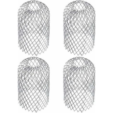 Packung Mit 4 Gichtgittern, Kettenfilter, Gichtabdeckung Und Rostfreiem Edelstahl, 817 Cm Für Verpackung.