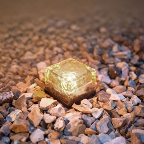 7 Cm Helle Solarsteine ​​– Solarleuchten Für Den Außenbereich Für Den Garten – Set Mit 1 Led-solarsteinleuchten Für Wege, Decks, Terrassen.