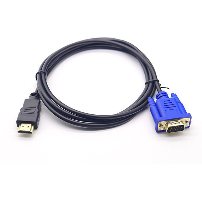 Pdir Videoüberwachungskabel Und Adapter, Hdmi-zu-vga-konvertierungskabel, 1080p, Hdmi-zu-vga-kabeladapter, 1,8 M (kein Chip)