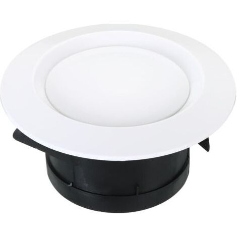 Lüftungsgitter Rund 20 Cm (6 Taschen), Verstellbarer Deckendiffusor, Aus Abs, Blanchiert, Für Den Raum Im Wasser, Küche Und Salon