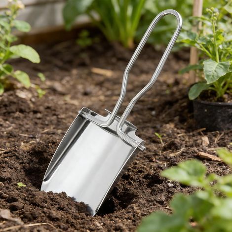 Pelle Pliante, Multifunktions- Und Edelstahl-werkzeug Für Camping, Gartenarbeit, Überlebensausrüstung, Tragbares Creusement-werkzeug Mit Tasche, Silber