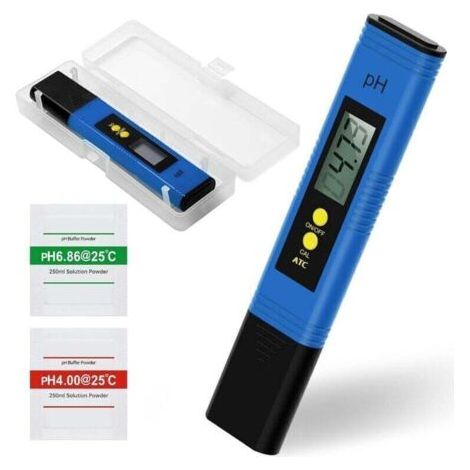 Digitales Ph-messgerät Für Wasserteststift, Hohe Präzision, 0,01 Ph-messbereich, 0–14, Automatische Kalibrierung, Lcd-display, Taschenformat Für Trinkwasser, Pool, Aquarium Und Nutzpflanzen