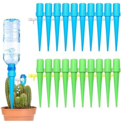 20 Tropfbewässerungsset, Automatische Pflanzenbewässerung Im Innen- Und Außenbereich, Verstellbar, Tropfbewässerung, Topfbewässerungsflasche, Für Garten, Zuhause, Drinnen Und Draußen