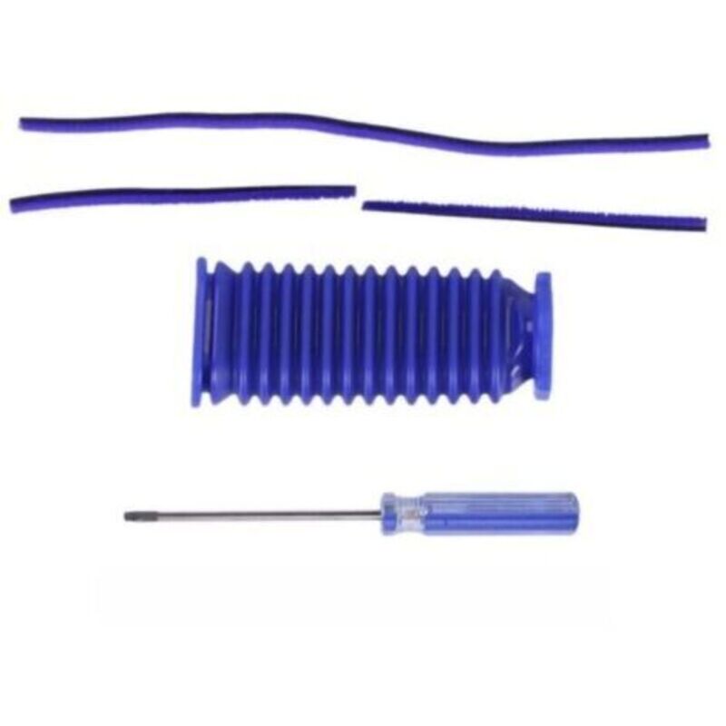 Ersatz-klebestreifen Mit Weichem Fussel, Blauer Schlauch, Schraubendreher-set Für Dyson V7 V8 V10 V11 Staubsauger, Ersatzteil