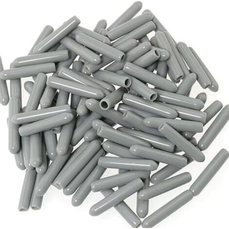 200er-pack Graue Spülmaschinen-schutzhüllen, Ersatzteile Für Spülmaschinen, Rostschutz-schutzhülle, Gummi-korbabdeckung, Spülmaschinen-zubehör
