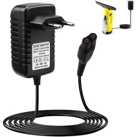 5,5v Ladegerät Für Kärcher Fensterreiniger Wv2, Netzkabel Kompatibel Mit Wv1 Wv2 Wv2 Premium Wv5 Premium Wv50 Wv50plus Wv51 Wv55 Wv55r Wv60 Wv60plus Wv70plus Wv75 Wv75plus Netzadapter