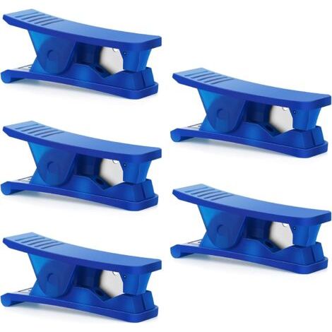 Blauer Pneumatik-rohrschneider, 5-teilig, Für Nylon-, Pvc- Und Pu-rohre, Bis Zu 19 Mm Außendurchmesser