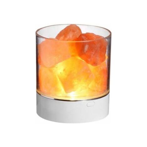 Decken Sie Die Lampe Mit Einer Usb-flammenlampe Ab Und Stellen Sie Sie Auf Eine Stimmungsvolle Lampe