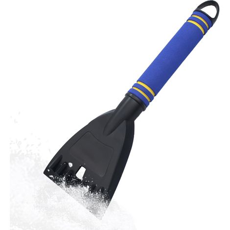 1 Stück Grattoir Pare Brise Voiture, Gratte Pare Brise Voiture, Raclette Pare Brise Voiture, Raclette Voiture Givre, 32 Cm (blau)