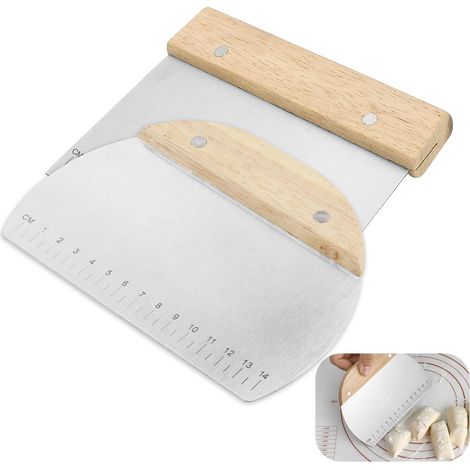 Ensemble Aus Zwei Multifunktions-grattoirs Aus Rostfreiem, Robustem Und Langlebigem Stahl Mit Ergonomischem Design.