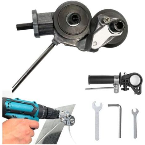 Cisaille À Tôle Pour Perceuse, Coupe Métal Outil Électrique, Grignoteuse Acier Aluminium Plaque, Accessoire Perceuse