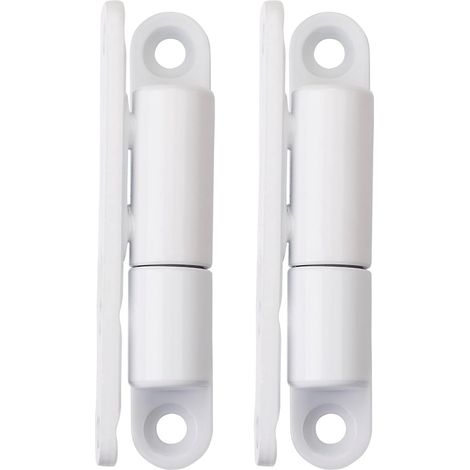 2 Sätze Fensterscharniere Mit Wartungsfreier Leiselauftechnik, Maße 15 X 83 Mm, Weiß Lackiert