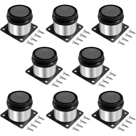 8 Stück Verstellbare Möbelstücke 5 Cm, Verstellbare Möbelstücke, Edelstahl-ronds Aus Rostfreiem Edelstahl, Verstellbare Möbelstücke 0-15 Mm, Für Canapé-gerichte, Möbelstücke, Möbelstücke Für Die Küche