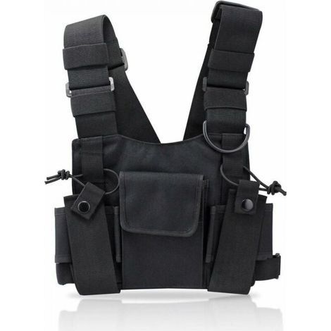Radio Walkie Talkie Brusttasche Taschen Geschirr Paket Rucksack Fall