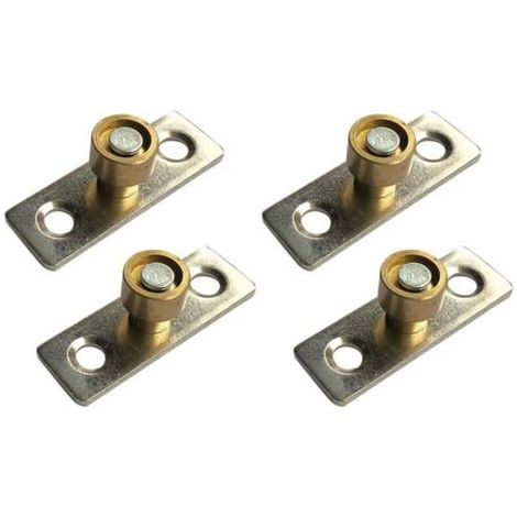 4er-pack Schiebetürführungen, 12 Mm Durchmesser Für Schranktüren Und Böden