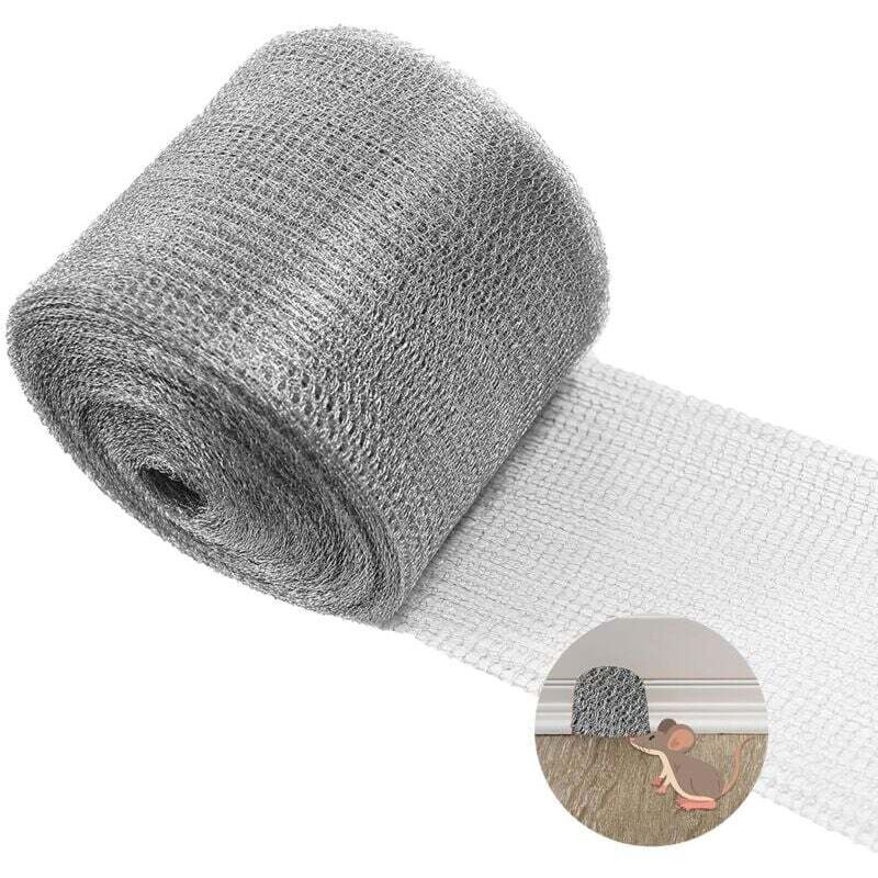 Anti-rangeur-barriere, Aus Rostfreiem Stahl Gefertigt, Um Wandrisse Zu Vermeiden, Metallische Gitterschiene Für Ein Doppelsofa, Geeignet Für Die Garage Des Gartenhauses, 12,7 Cm X 6 M