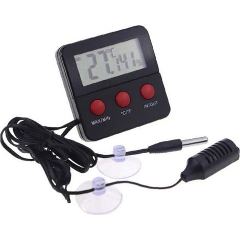 Reptilien-thermometer, Hygrometer, Luftfeuchtigkeit, Temperatursensor, Luftfeuchtigkeit, Digitales Messgerät Für Inkubator-terrarien, Tank-terrarien R