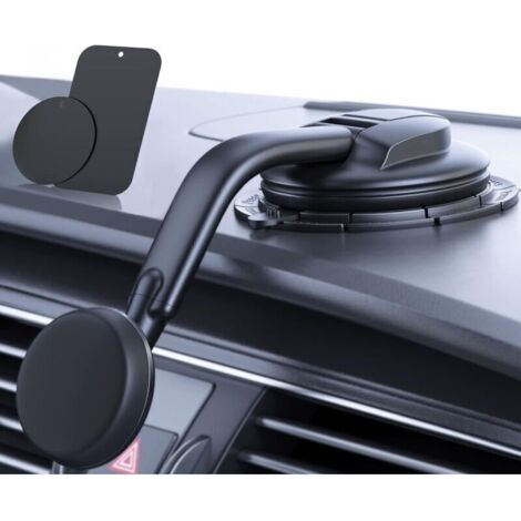 Autotelefonhalter [starke Magnete] Für Armaturenbrett Und Windschutzscheibe. Telefonhalter Mit Saugnapf, Geeignet Für Iphone Und Android