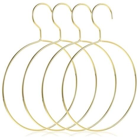Lot De 4 Anneaux Porte-ceintures Et Foulards – Organization Pratique De Penderie