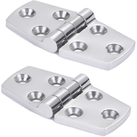 2 Stück 38 Mm X 76 Mm Möbelscharniere, Scharniere Hardware Heavy Duty Bootsscharnier Plattform Schrank
