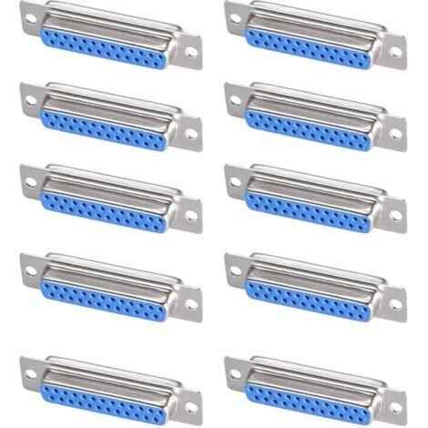 Db25 Sub-d 25-poliger Stecker, Zweireihig, Lötbar, Rechtwinklig, Für Industriemaschinen, Cnc-computer (10 Stück)