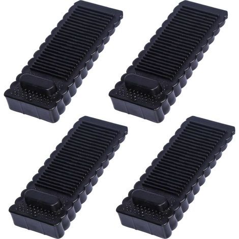 4 Stück Gummi-boden-türstopper, Rutschfester Block, Langlebige Türstopper, Torstopper, Stapelbarer Türstopper Für Alle Arten Von Böden Im Innen- Und Außenbereich