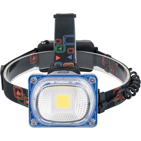 Stirnlampe, Wiederaufladbare Led-cob-stirnlampe Mit Hoher Helligkeit, Wasserdichte Arbeitsleuchte Für Camping, Angeln