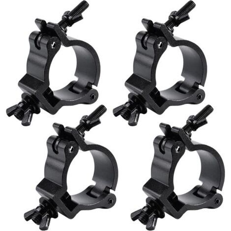 Traversenklemme, 4er-pack 48-52-mm-traversenhalterung, Gehäkelte Fixierungsklemme, Pince De Lumière De Scène Pour Eclairages Et Projecteurs De Scène Mobiles